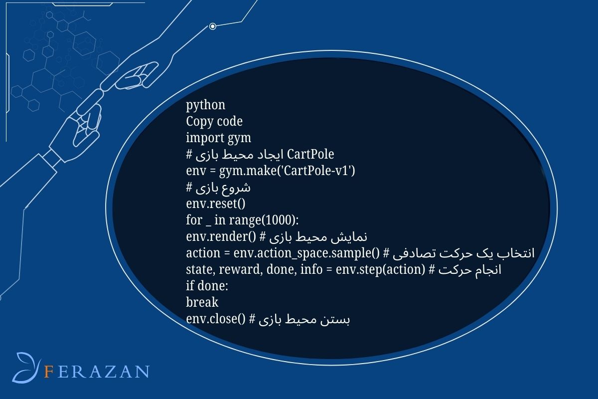 خط فرمان OpenAI Gym