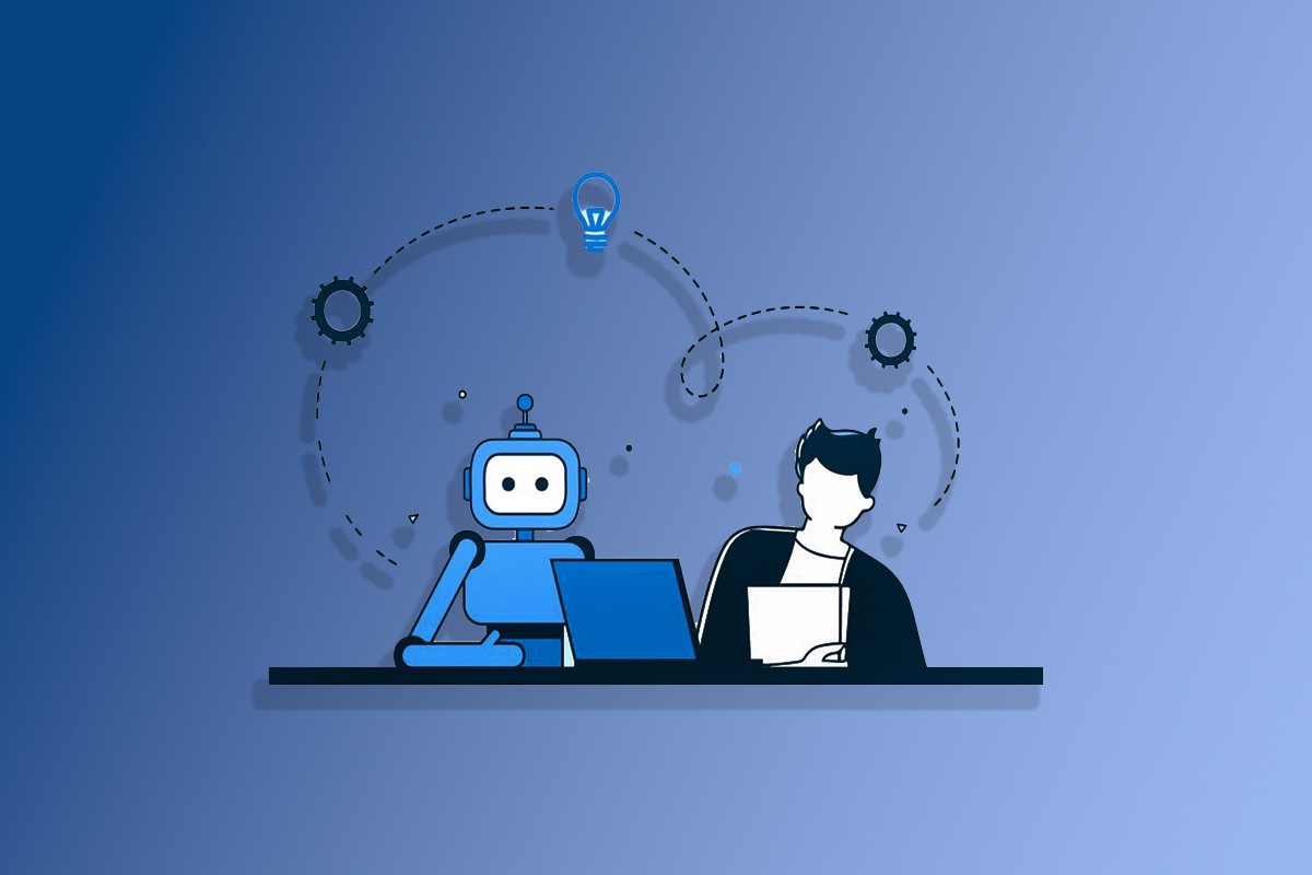 نویسنده‌ای که با کمک ابزار هوش مصنوعی محتوا سریع و باکیفیت تولید می‌کند