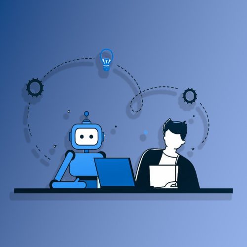 نویسنده‌ای که با کمک ابزار هوش مصنوعی محتوا سریع و باکیفیت تولید می‌کند